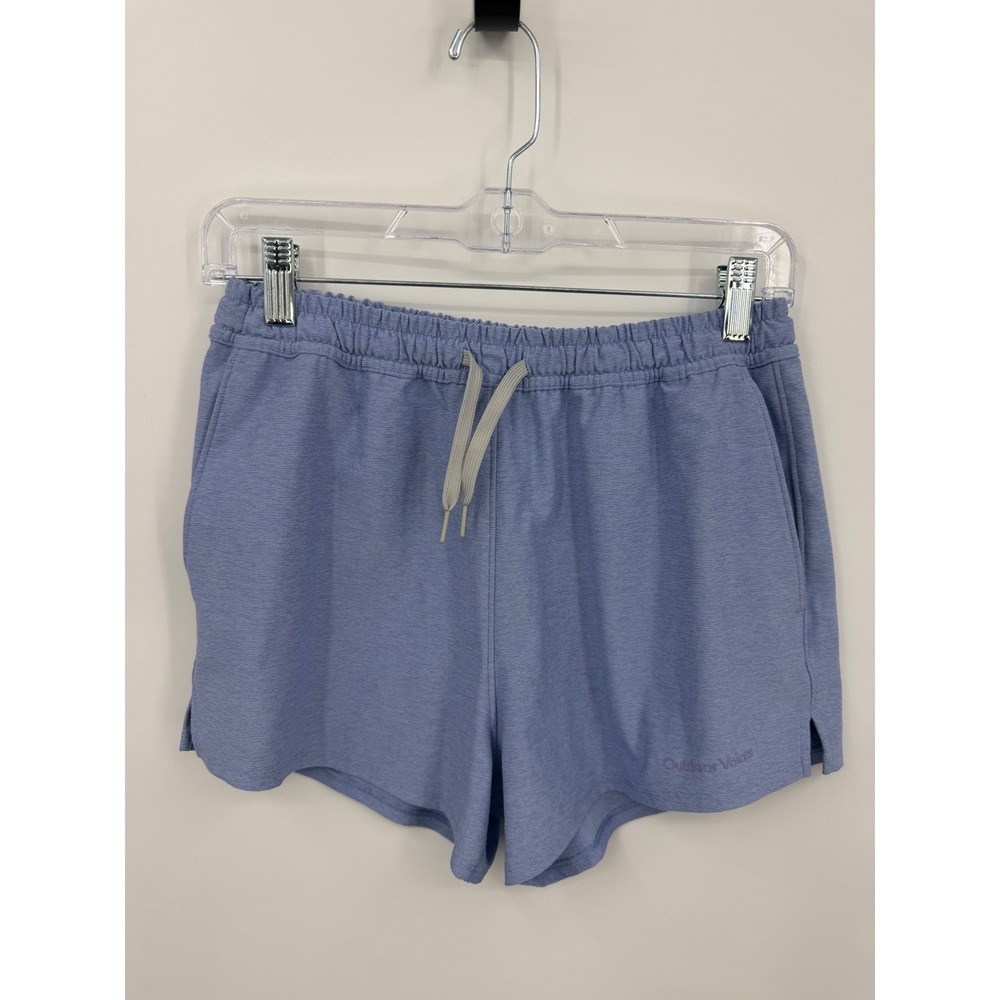 Outdoor Voices CloudKnit Lounge Shorts Womens XS Blue Athletic Yoga Drawstring